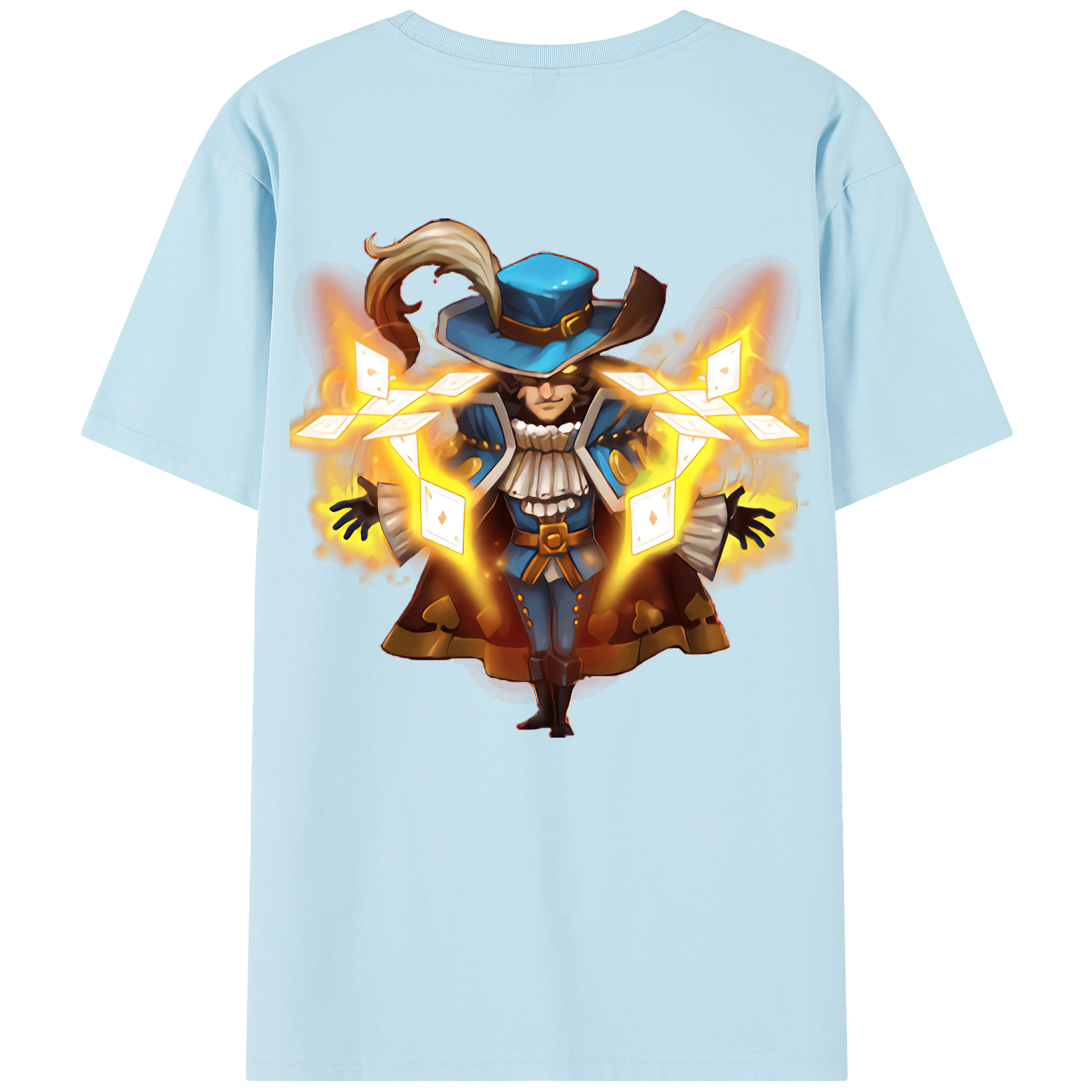 リーグ・オブ・レジェンド League of Legends LOL 綿100％半袖Tシャツ（背面プリント）